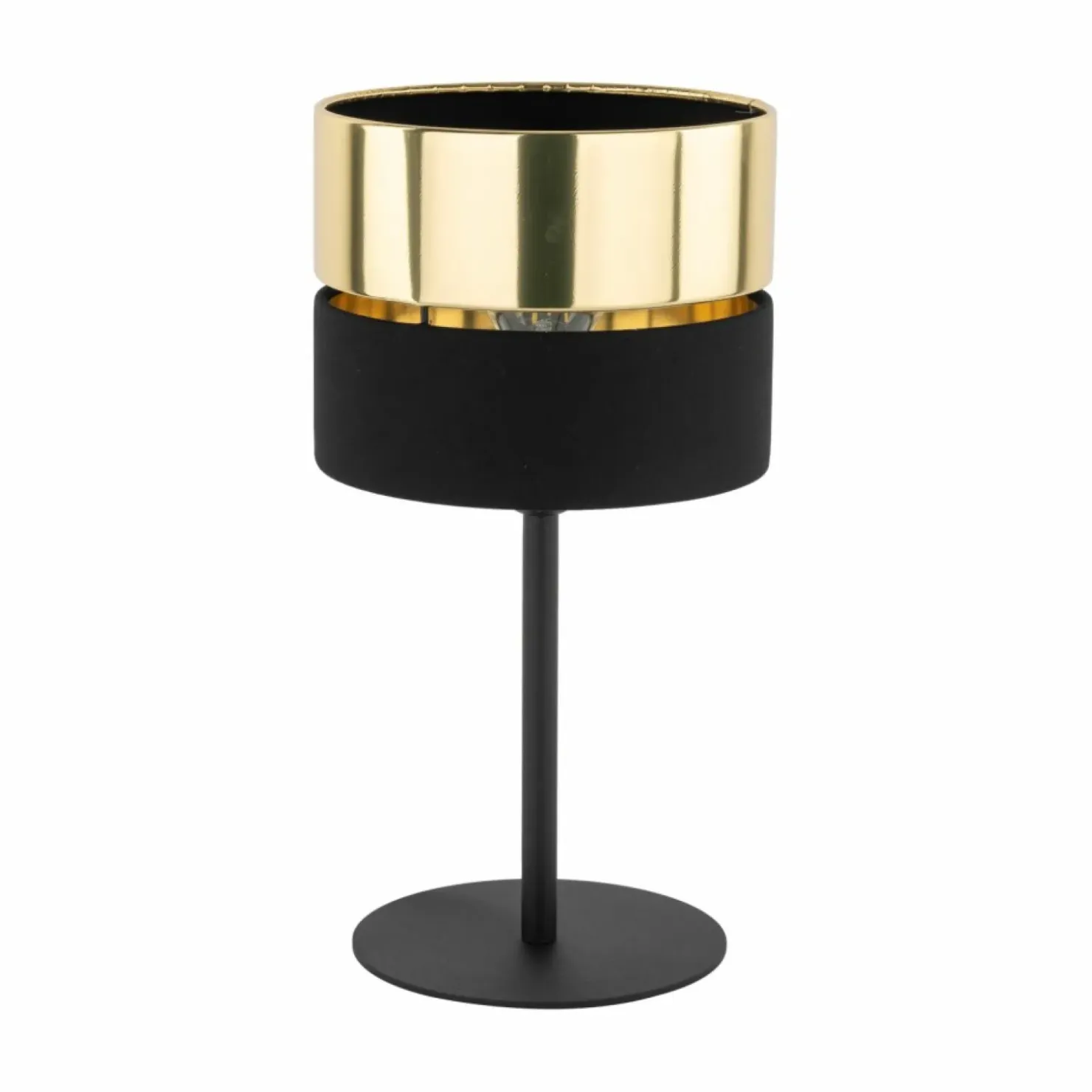 Elegancka, czarno-złota lampka nocna TK 16051 HILTON | Kaja*Sklep Kaja Flash Sale