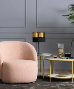 Elegancka, czarno-złota lampka nocna TK 16051 HILTON | Kaja*Sklep Kaja Flash Sale
