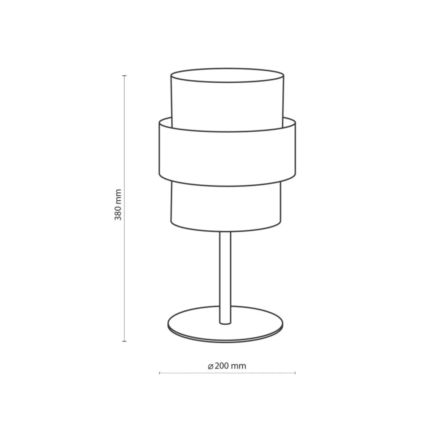 Elegancka, czarno-złota lampka nocna TK 4705 z serii CALISTO NEW*Sklep Kaja Best