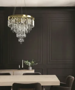 Hot Sklep Kaja Elegancka, kryształowa lampa wisząca do salonu AZ4905 KALABRIA | Kaja