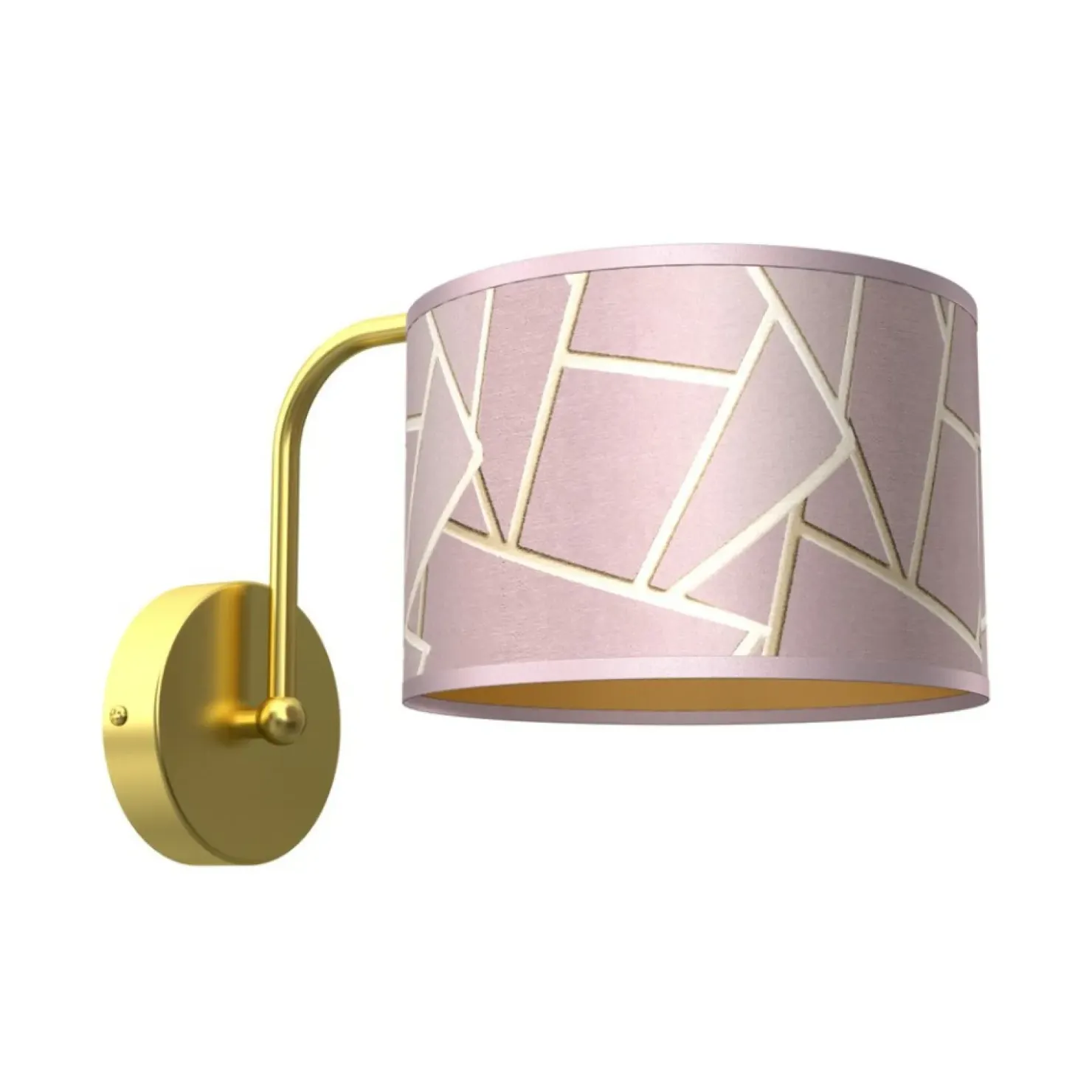 Elegancka lampa ścienna, różowy kinkiet MLP7583 z serii ZIGGY | Kaja Oświetlenie*Sklep Kaja Store