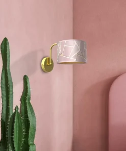 Elegancka lampa ścienna, różowy kinkiet MLP7583 z serii ZIGGY | Kaja Oświetlenie*Sklep Kaja Store