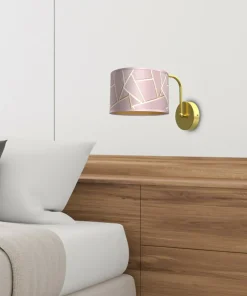 Elegancka lampa ścienna, różowy kinkiet MLP7583 z serii ZIGGY | Kaja Oświetlenie*Sklep Kaja Store