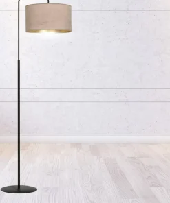 Elegancka lampa podłogowa z różowym abażurem 1053/LP1 HILDE | Kaja*Sklep Kaja Clearance