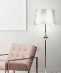 Elegancka lampa podłogowa z abażurem 51-03683 z serii PRIMA | Kaja*Sklep Kaja Fashion