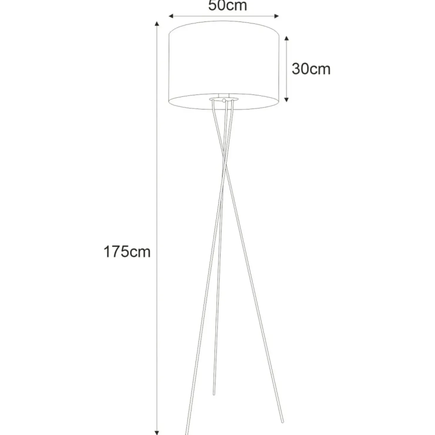 Elegancka lampa podłogowa na trójnogu K-4329 | Kaja Oświetlenie*Sklep Kaja Hot