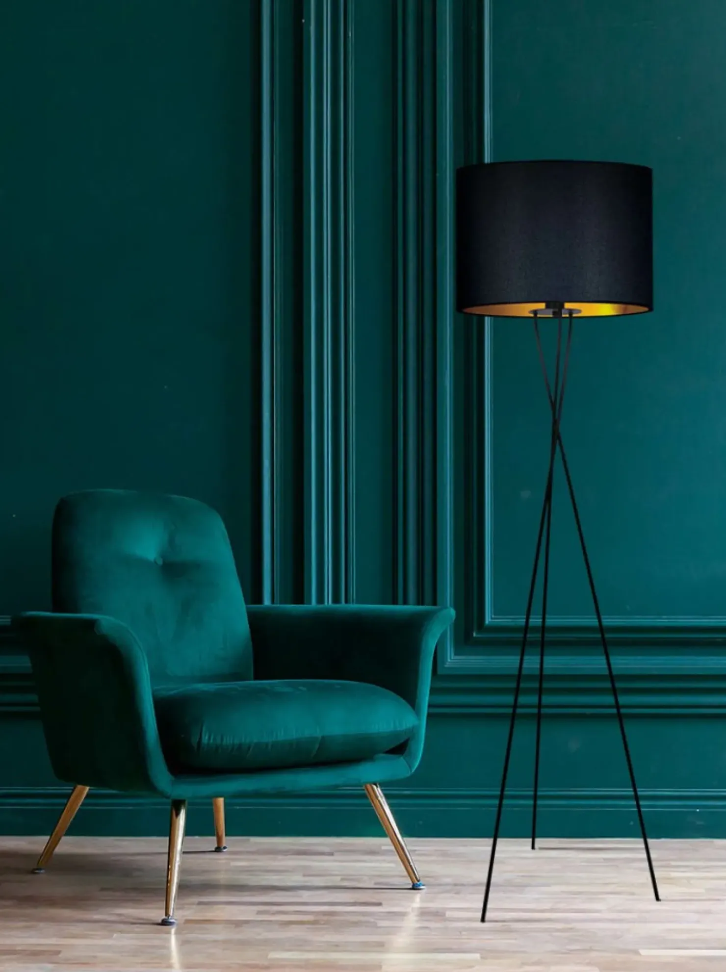 Elegancka lampa podłogowa na trójnogu K-4329 | Kaja Oświetlenie*Sklep Kaja Hot