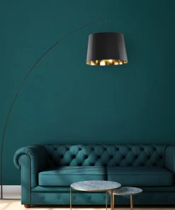 Elegancka lampa stojąca idealna za kanapę w salonie 3066 z serii MANG*Sklep Kaja Online