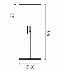 Elegancka lampa stołowa włącznik sznurek 67832 ONDE | Kaja Oświetlenie*Sklep Kaja Cheap
