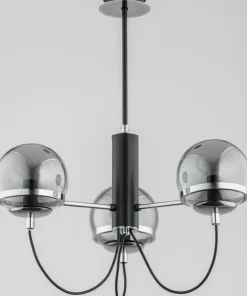 Sale Sklep Kaja Elegancka lampa sufitowa z grafitowymi kloszami AL 28373 | Kaja