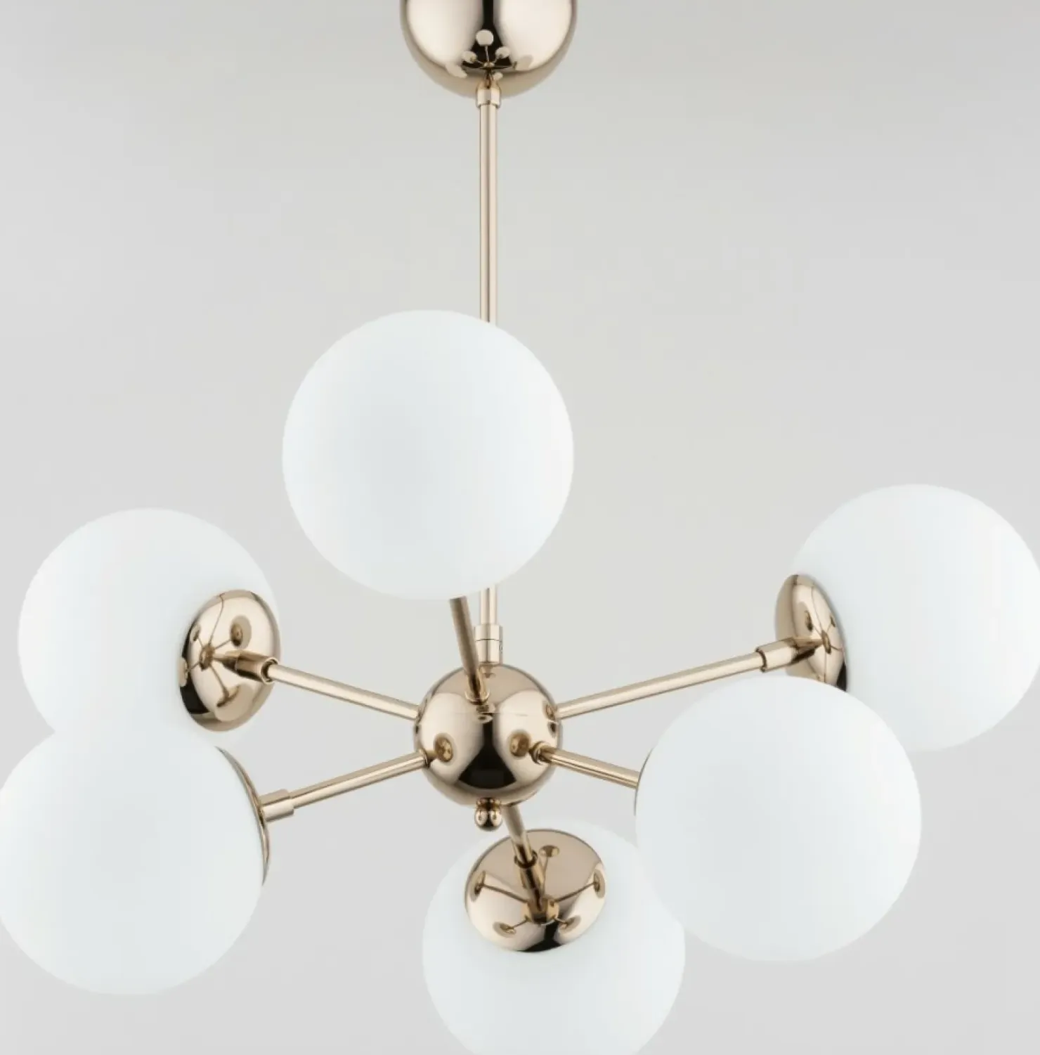 Outlet Sklep Kaja Elegancka lampa sufitowa łącząca biel i złoto AL 63097 | Kaja