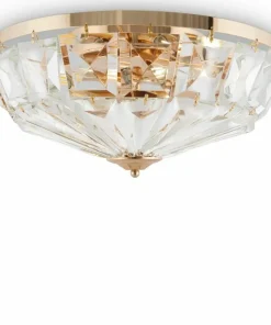 Elegancka lampa sufitowa glamour ⌀48,5cm MOD094CL-06G z serii FACET*Sklep Kaja Store