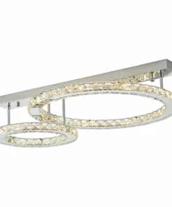 Elegancka lampa sufitowa, dwa koła MX3713-2-3CT GIRONA | Kaja*Sklep Kaja Hot