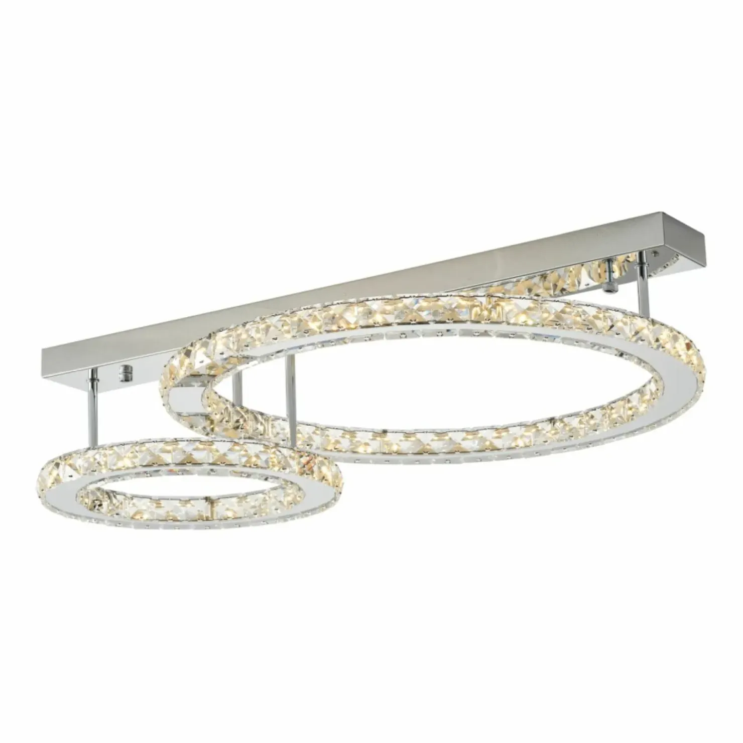 Elegancka lampa sufitowa, dwa koła MX3713-2-3CT GIRONA | Kaja*Sklep Kaja Hot