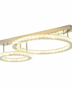 Elegancka lampa sufitowa, dwa koła MX3713-2-3CT GIRONA | Kaja*Sklep Kaja Hot