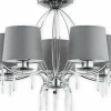 Elegancka lampa sufitowa z abażurami O2485 W5 CH AGILA | Kaja*Sklep Kaja Cheap