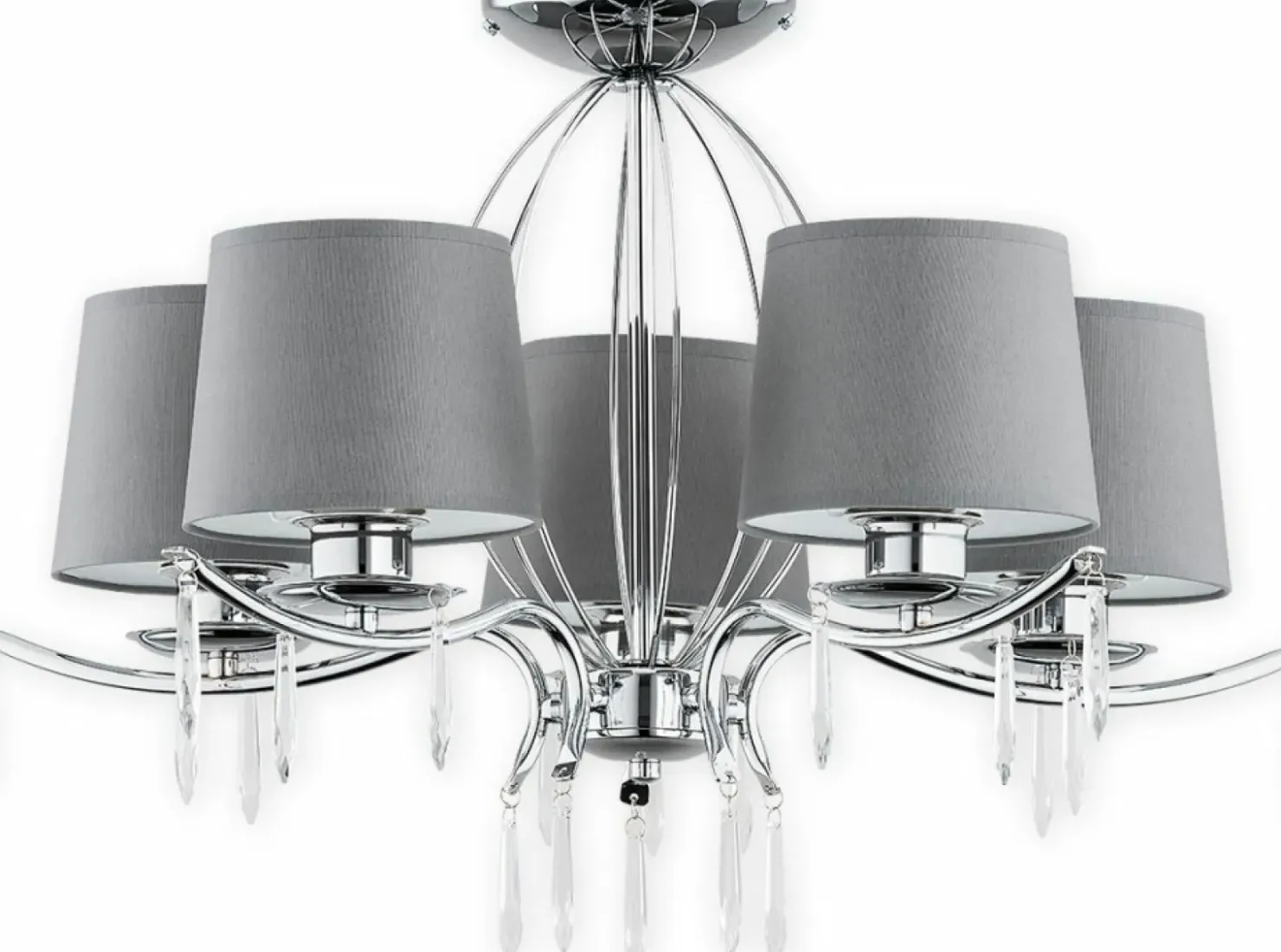 Elegancka lampa sufitowa z abażurami O2485 W5 CH AGILA | Kaja*Sklep Kaja Cheap