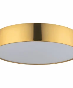 Elegancka lampa sufitowa ⌀60cm złoty abażur TK 4843 z serii RONDO GOLD*Sklep Kaja Cheap