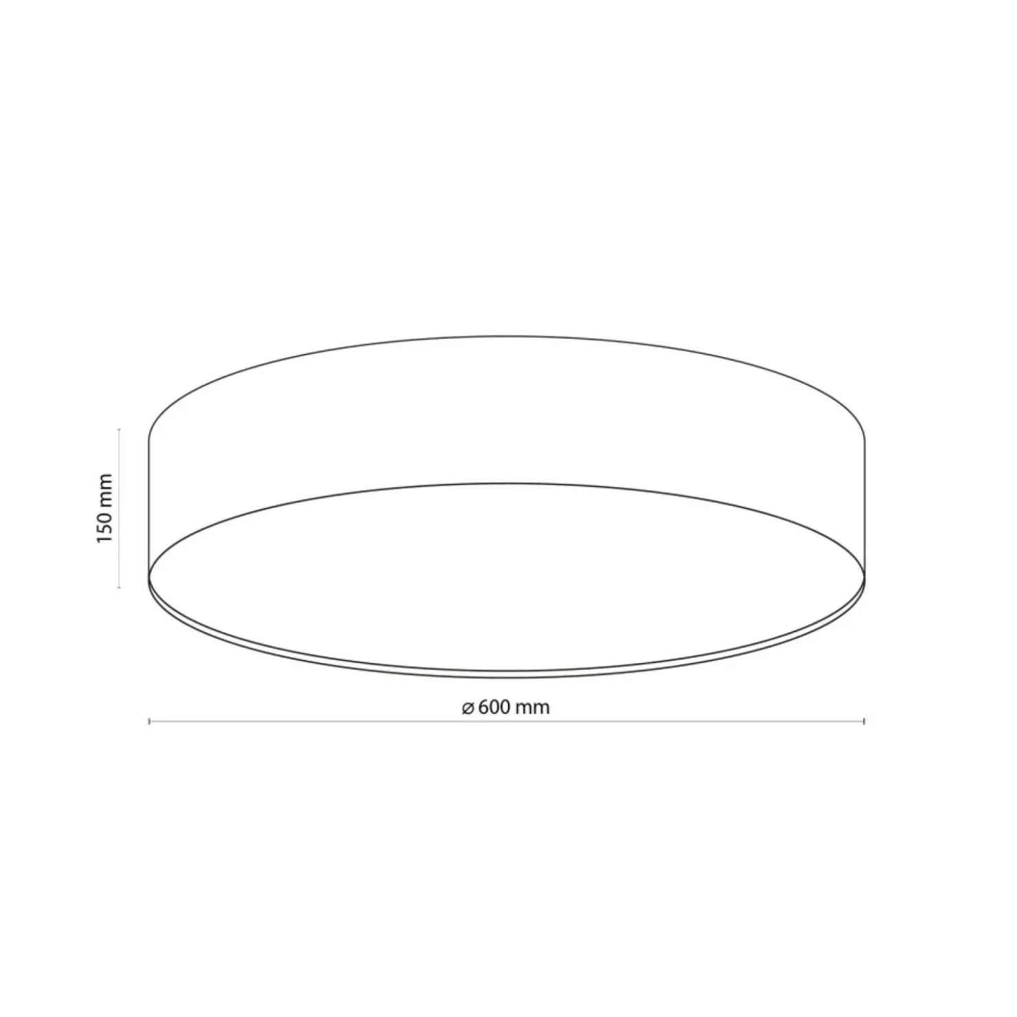 Elegancka lampa sufitowa ⌀60cm złoty abażur TK 4843 z serii RONDO GOLD*Sklep Kaja Cheap