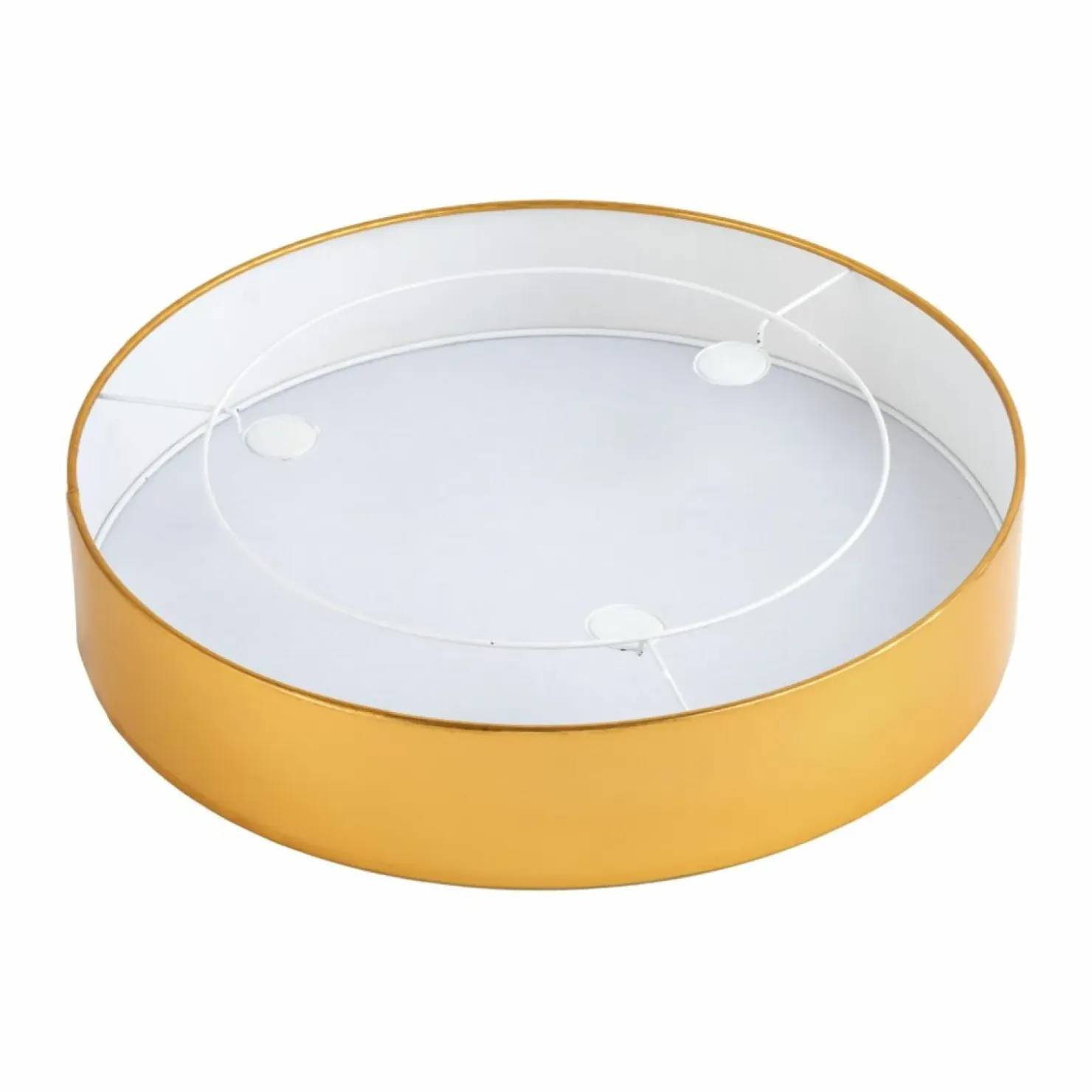 Elegancka lampa sufitowa ⌀60cm złoty abażur TK 4843 z serii RONDO GOLD*Sklep Kaja Cheap
