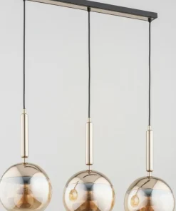 Hot Sklep Kaja Elegancka lampa wisząca w złocie i czerni AL 63065 | Kaja