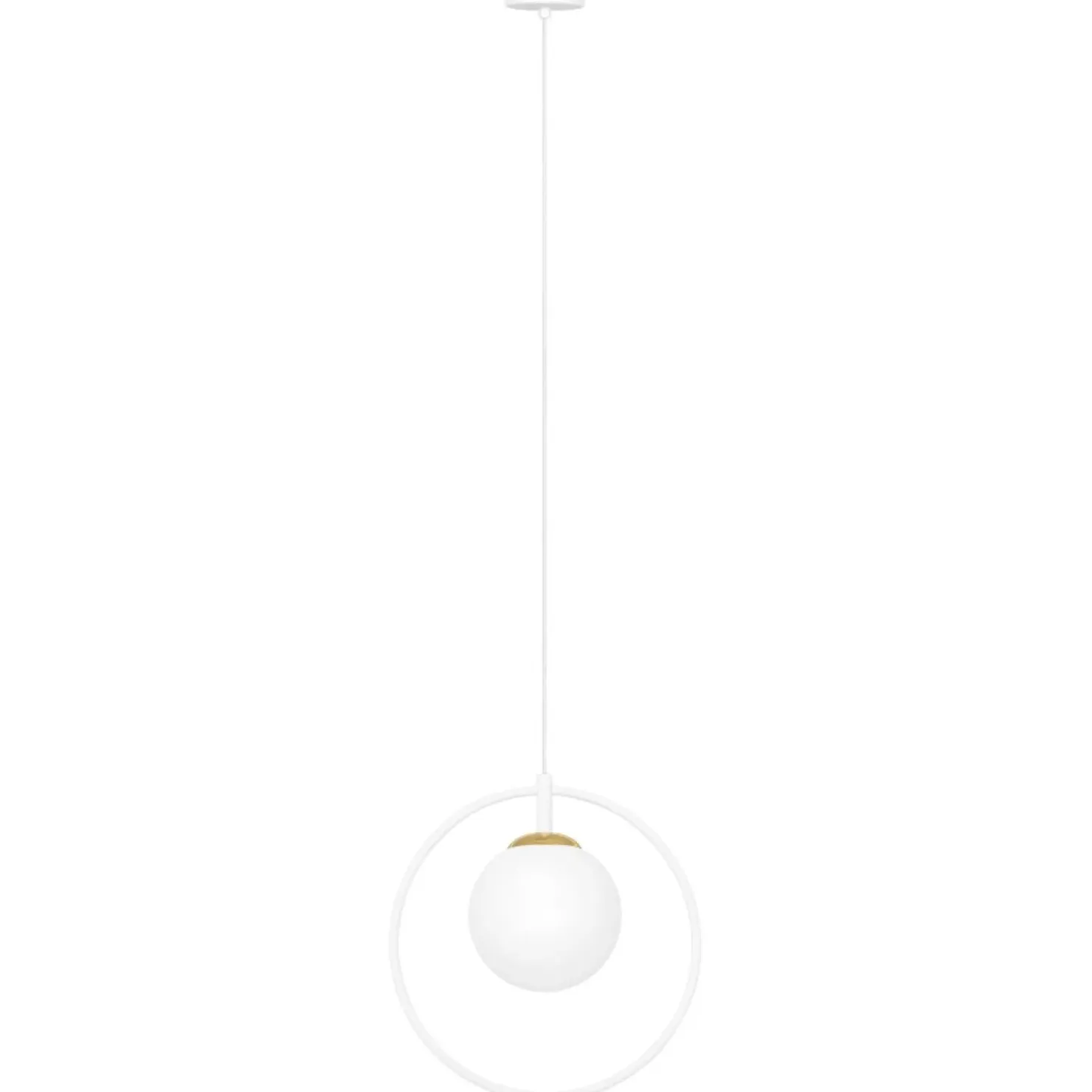New Sklep Kaja Elegancka lampa wisząca z dekoracyjnym okręgiem K-5473 z serii MALTA
