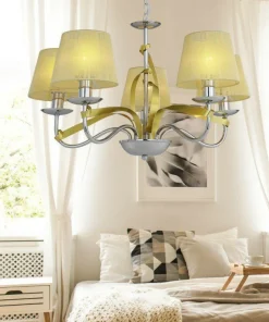 Elegancka lampa ze złotymi wstążkami 35-55064 DIVA | Kaja Oświetlenie*Sklep Kaja Cheap