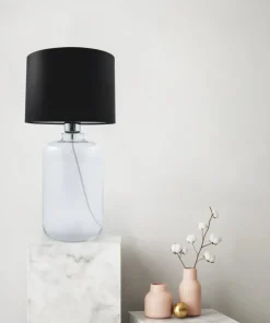 Elegancka lampka idealna na szafkę nocną 5501BK SAMASUN | Kaja*Sklep Kaja Discount