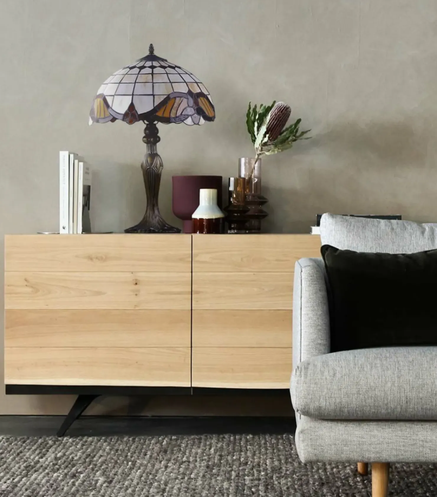 Elegancka lampka stołowa art deco K-G161122 WITRAŻ | Kaja Oświetlenie*Sklep Kaja Hot