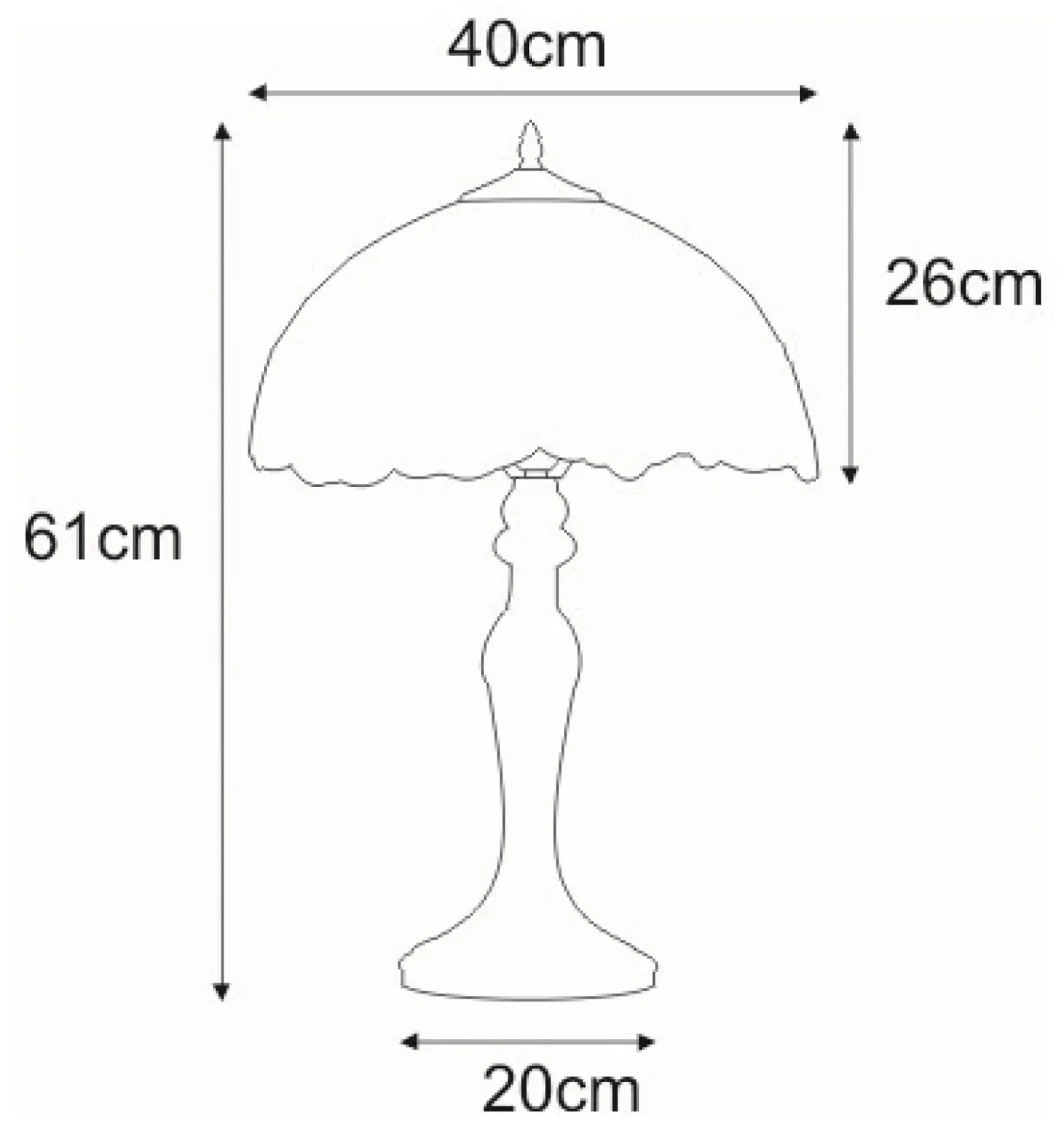 Elegancka lampka stołowa art deco K-G161122 WITRAŻ | Kaja Oświetlenie*Sklep Kaja Hot