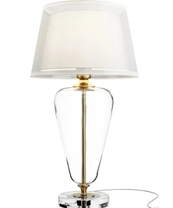 Elegancka lampka stołowa do salonu glamour Z005TL-01BS z serii VERRE*Sklep Kaja Cheap