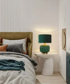 Elegancka lampka stołowa LP-1515/1T SMALL GREEN TAMIZA | Kaja*Sklep Kaja Store