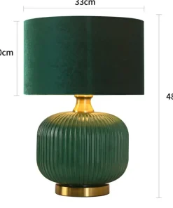 Elegancka lampka stołowa LP-1515/1T SMALL GREEN TAMIZA | Kaja*Sklep Kaja Store