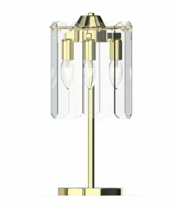 Elegancka lampka stołowa w stylu glamour MT3523-3S-EGN NIRA | Kaja*Sklep Kaja Store