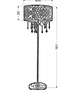 Elegancka, ponadczasowa lampa podłogowa 53-73945 SOTTILE | Kaja*Sklep Kaja Best Sale