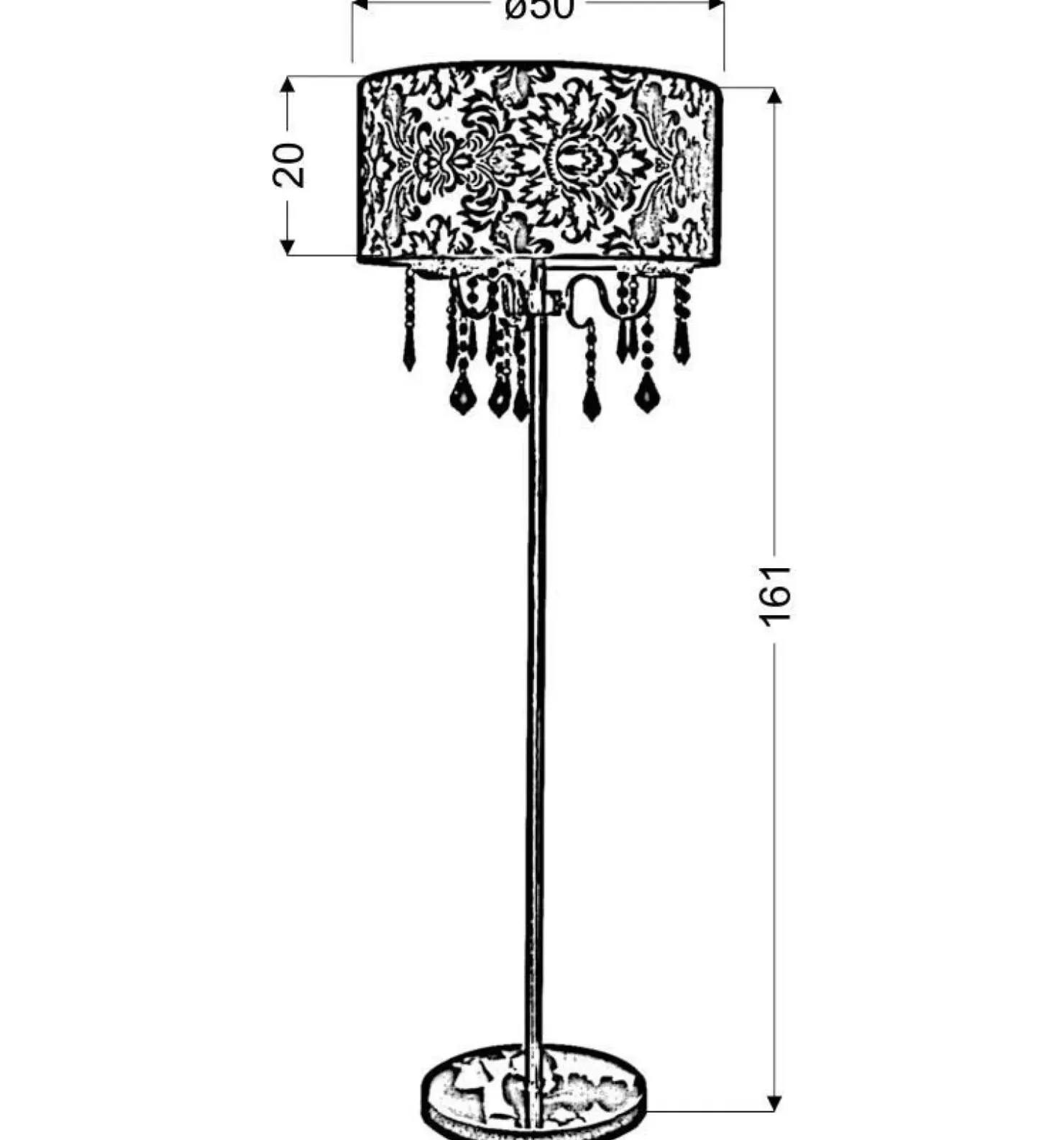 Elegancka, ponadczasowa lampa podłogowa 53-73945 SOTTILE | Kaja*Sklep Kaja Best Sale