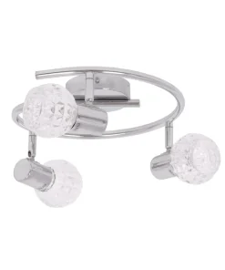 Online Sklep Kaja Elegancka, ponadczasowa lampa sufitowa K-C9590A/3 ALPINA | Kaja chrom