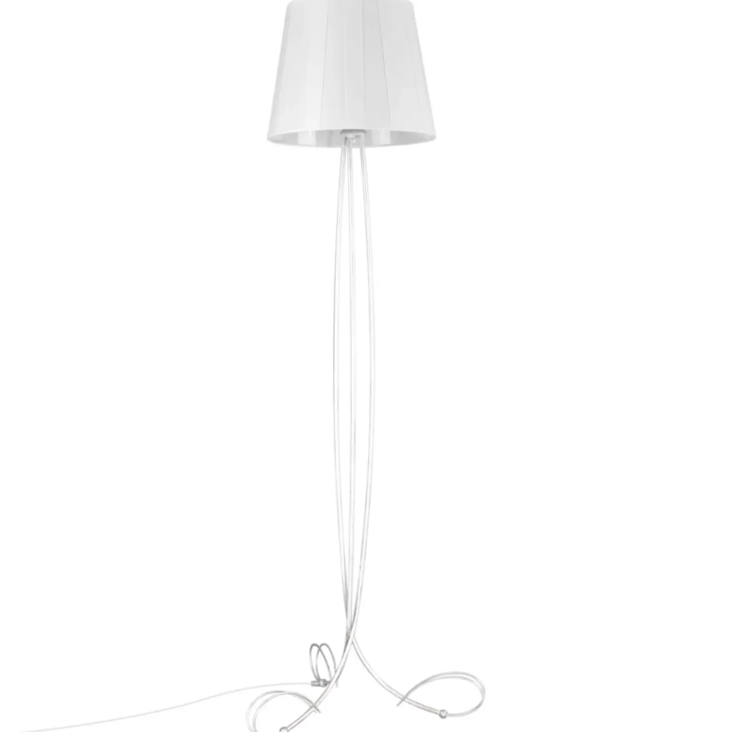Elegancka, srebrna lampa podłogowa K-4074 IRMA | Kaja Oświetlenie*Sklep Kaja Online