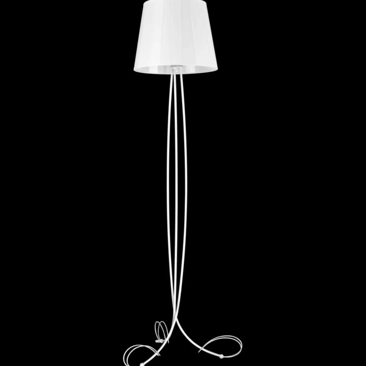 Elegancka, srebrna lampa podłogowa K-4074 IRMA | Kaja Oświetlenie*Sklep Kaja Online