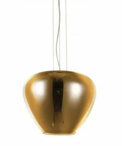 Sale Sklep Kaja Elegancka złota lampa wisząca do salonu AZ3179 BALORO | Kaja złoty