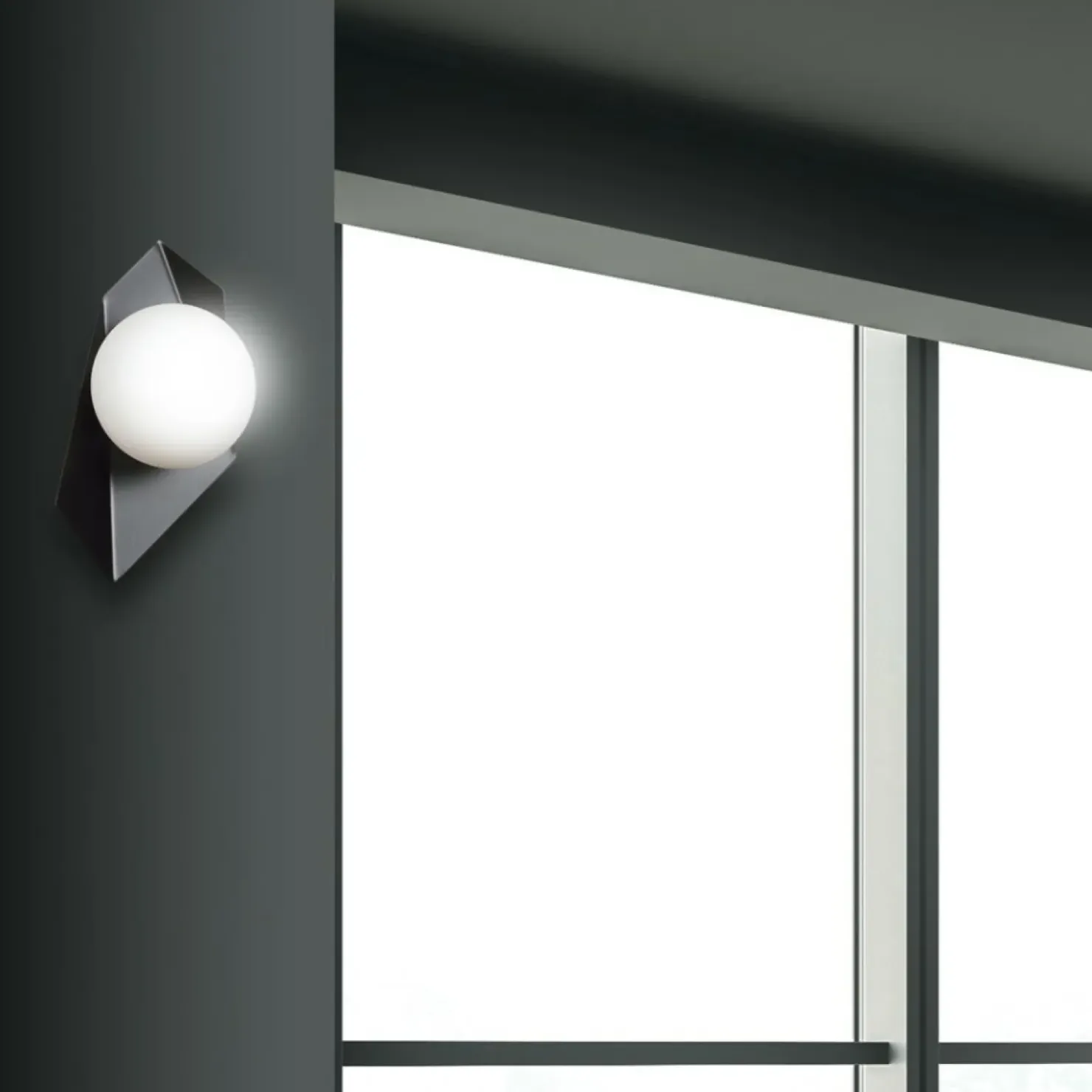 Elegancki czarno biały kinkiet do sypialni 636/K1 | Kaja Oświetlenie*Sklep Kaja Outlet