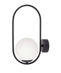 Elegancki kinkiet ścienny z mlecznym kloszem K-5105 z serii PARVA*Sklep Kaja Cheap