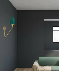 Elegancki kinkiet ścienny w zielonym kolorze MLP4906 z serii VICTORIA | Kaja Ośw*Sklep Kaja Discount