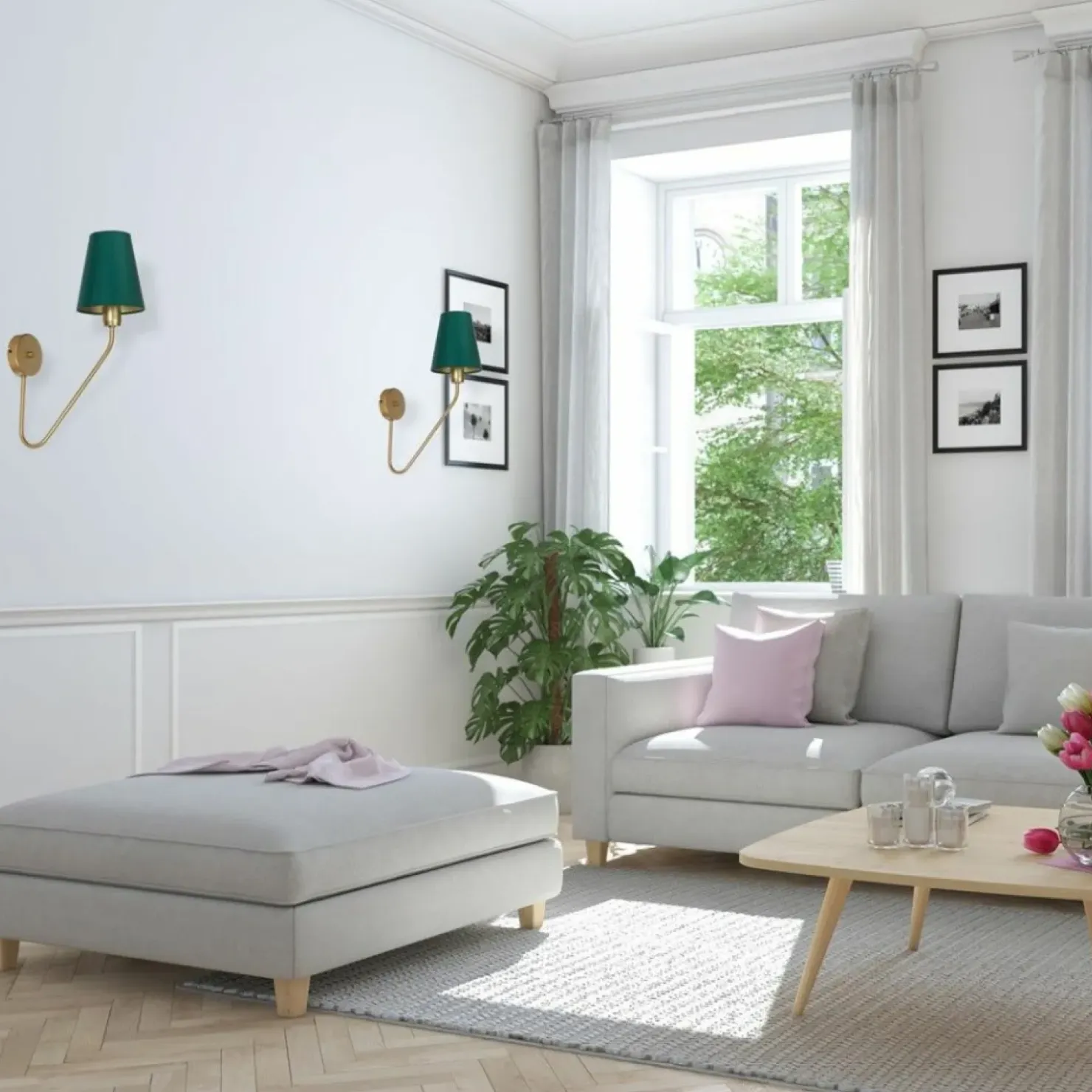 Elegancki kinkiet ścienny w zielonym kolorze MLP4906 z serii VICTORIA | Kaja Ośw*Sklep Kaja Discount