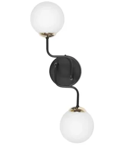 Elegancki kinkiet w kolorze czarno-złotym K-4707 z serii KA*Sklep Kaja Outlet