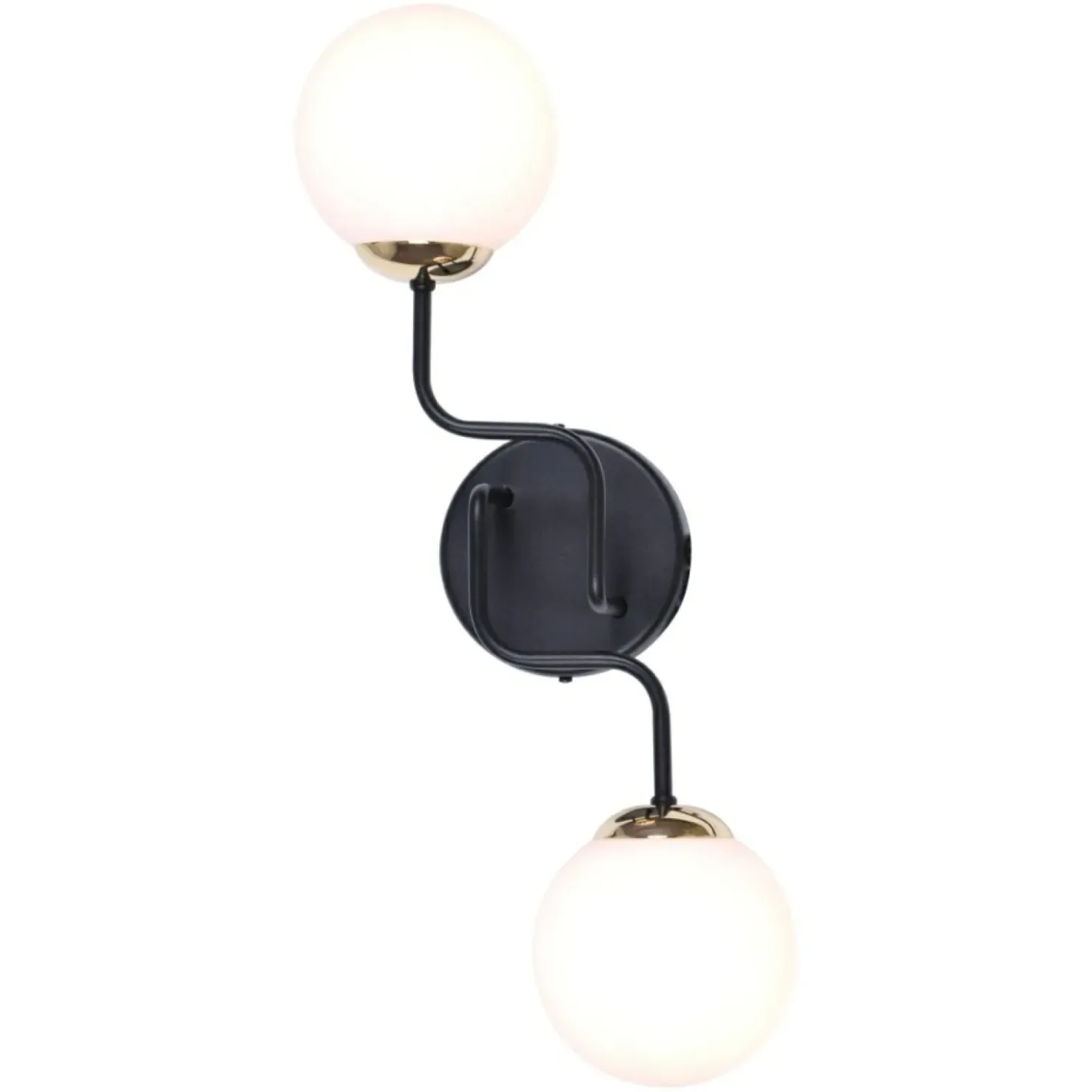 Elegancki kinkiet w kolorze czarno-złotym K-4707 z serii KA*Sklep Kaja Outlet