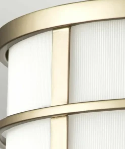 Elegancki plafon ze złotą oprawą FE-FUSION-F-PNBR z serii FUSION*Sklep Kaja Sale