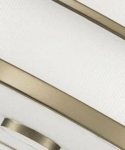 Elegancki plafon ze złotą oprawą FE-FUSION-F-PNBR z serii FUSION*Sklep Kaja Sale