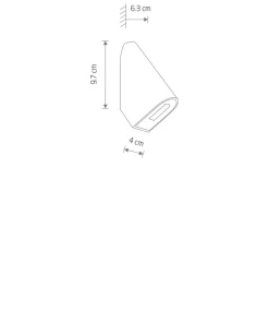 Elewacyjna lampa ścienna LED IP54 11377 CLINE LED | Kaja Oświetlenie*Sklep Kaja Cheap