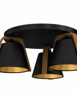 New Sklep Kaja Estetyczna czarno-złota lampa sufitowa LX 0641 z serii NORKO | Kaja